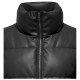 Only Γυναικείο μπουφάν Faux Leather Puffer Jacket